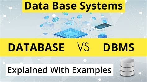 Difference between Database and DBMS .